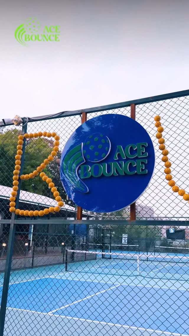 Floodlit court